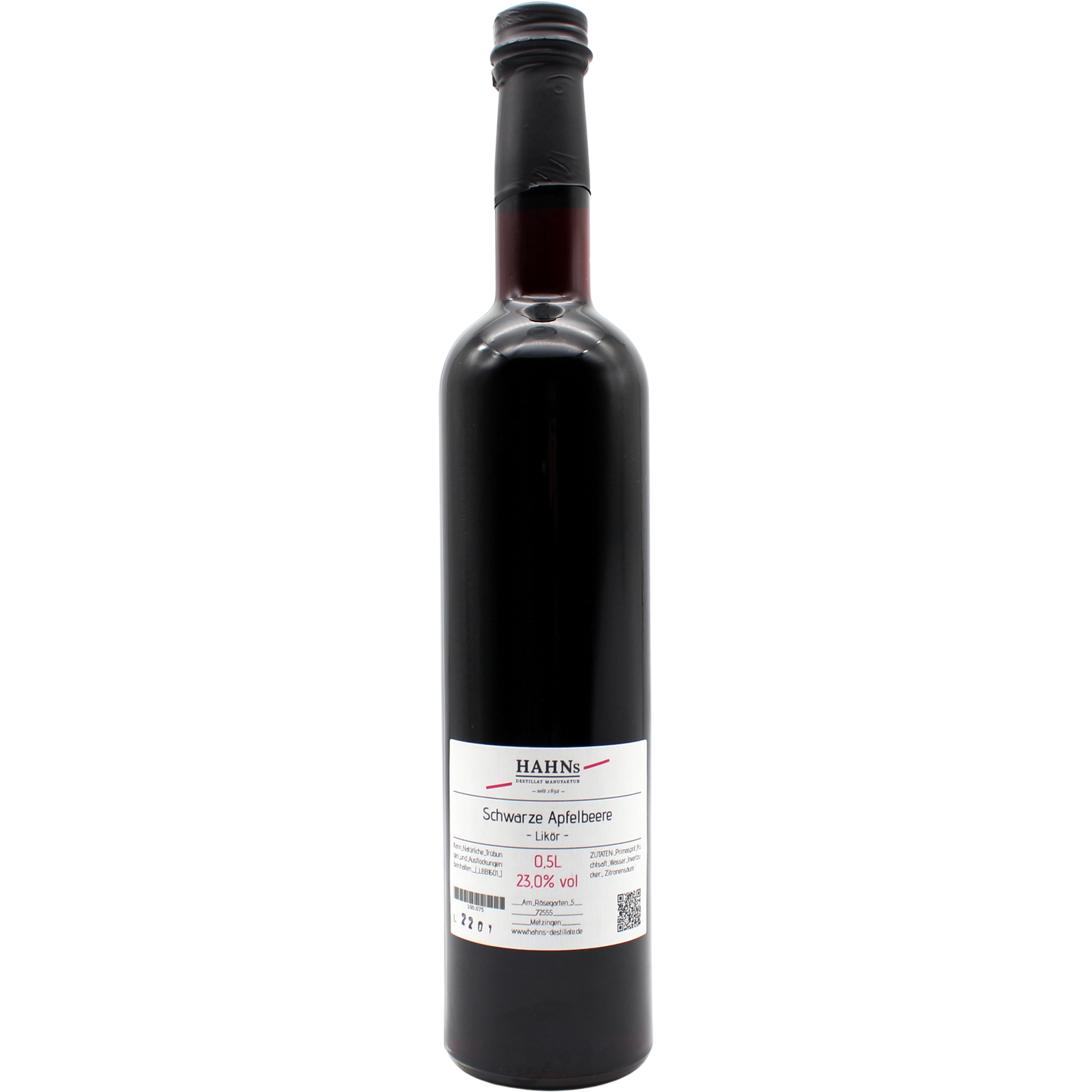 Schwarzer Apfelbeerlikör