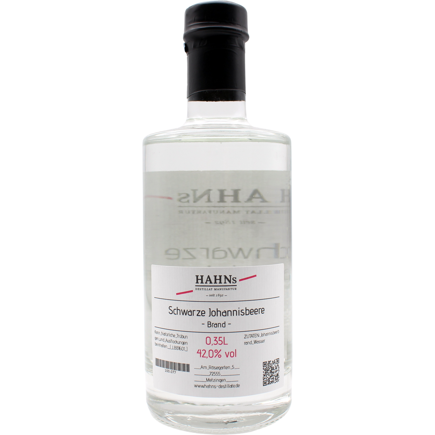 Schwarzer Johannisbeerbrand